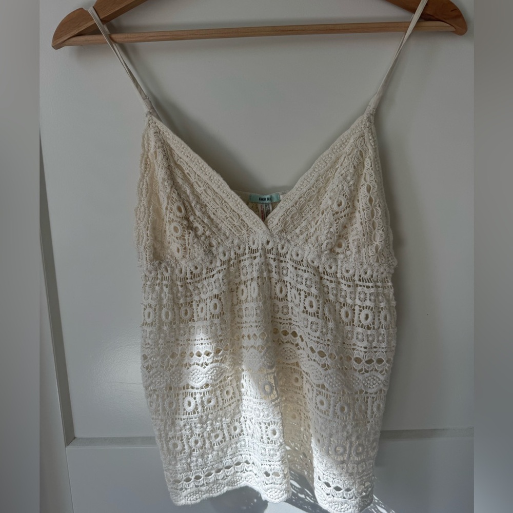 Kimchi Blue babydoll Cream Lace Camisole